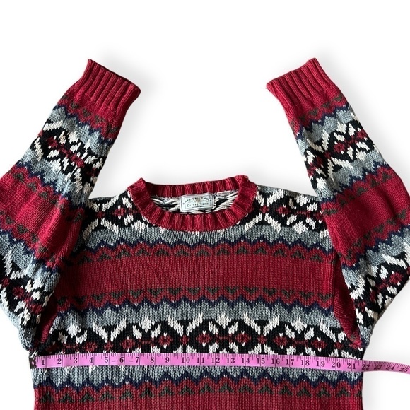 American Eagle Outfitters Vintage Men’s Nordic Ramie Crewneck Sweater, Medium - Picture 10 of 12